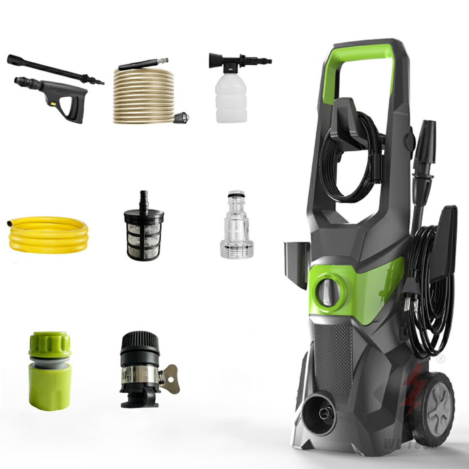 Amazon | 【2025新登場】Boorich 高圧洗浄機 1800W 最大吐出圧力